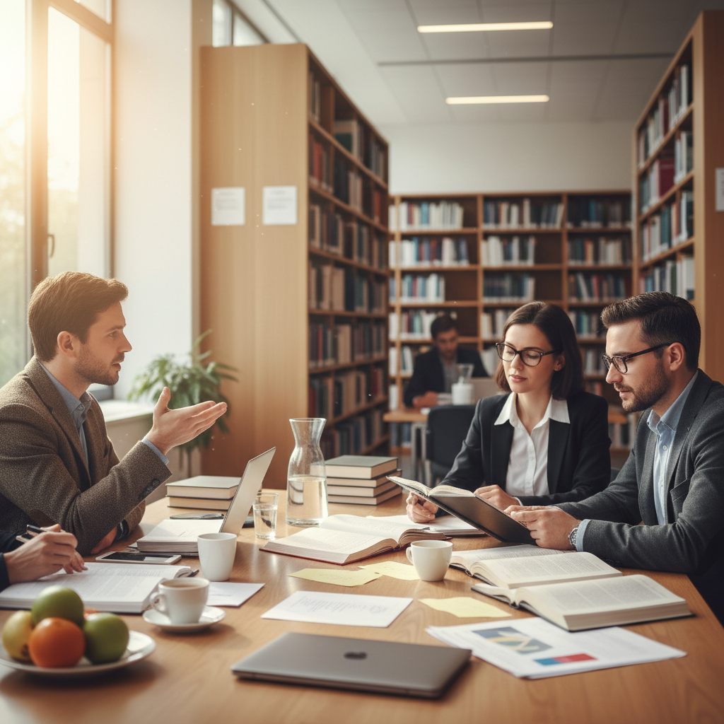 Suasana diskusi ilmiah dan kajian literatur tentang nutrisi
